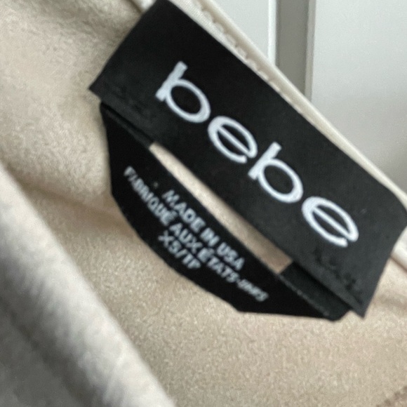 Bebe Ultrasuede Crop Top - Picture 6 of 6
